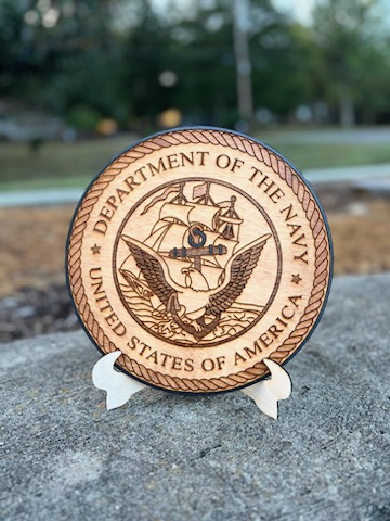 M NAVY 10 INCH ROUND