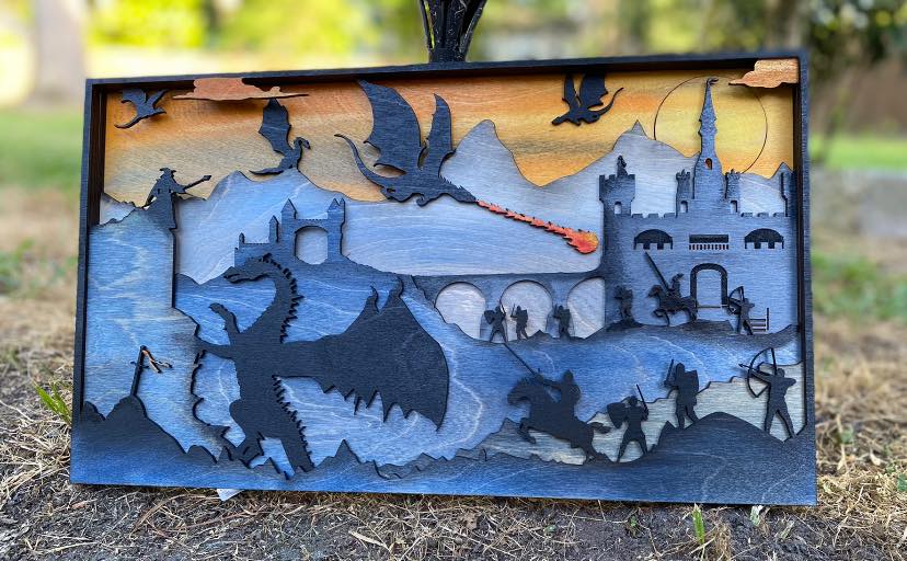 HAUNTED MANSION 18 X 24